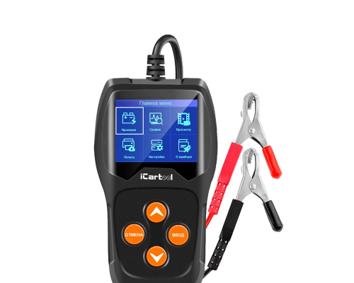 ТЕСТЕР АККУМУЛЯТОРНЫХ БАТАРЕЙ ICARTOOL IC-105