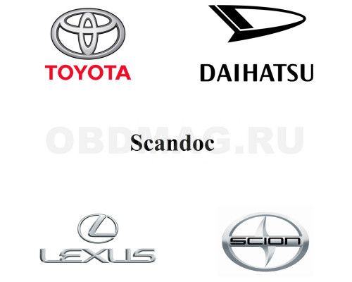Пакет марок TOYOTA / LEXUS / SCION / DAIHATSU