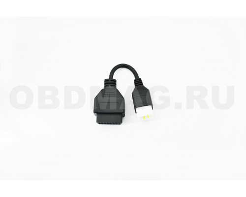 Переходник с OBD2 16 pin на 6 pin Delphi