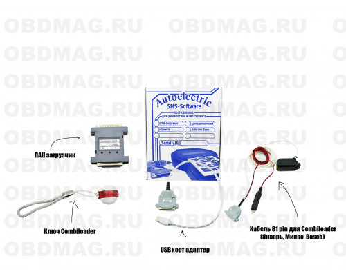 Пак Загрузчик V3 (COMBILOADER) с кабелем 81 конт. (pin)