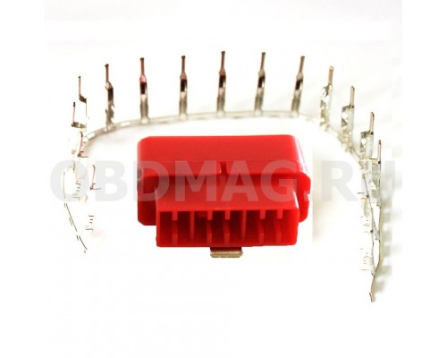  Колодка OBDII 16 pin male папа